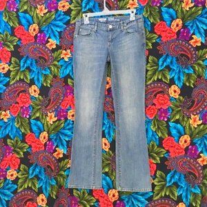 Women’s Mossimo Blue Jeans SLIM BOOTCUT Pants Denim Jean Bottoms Size 5 s/c